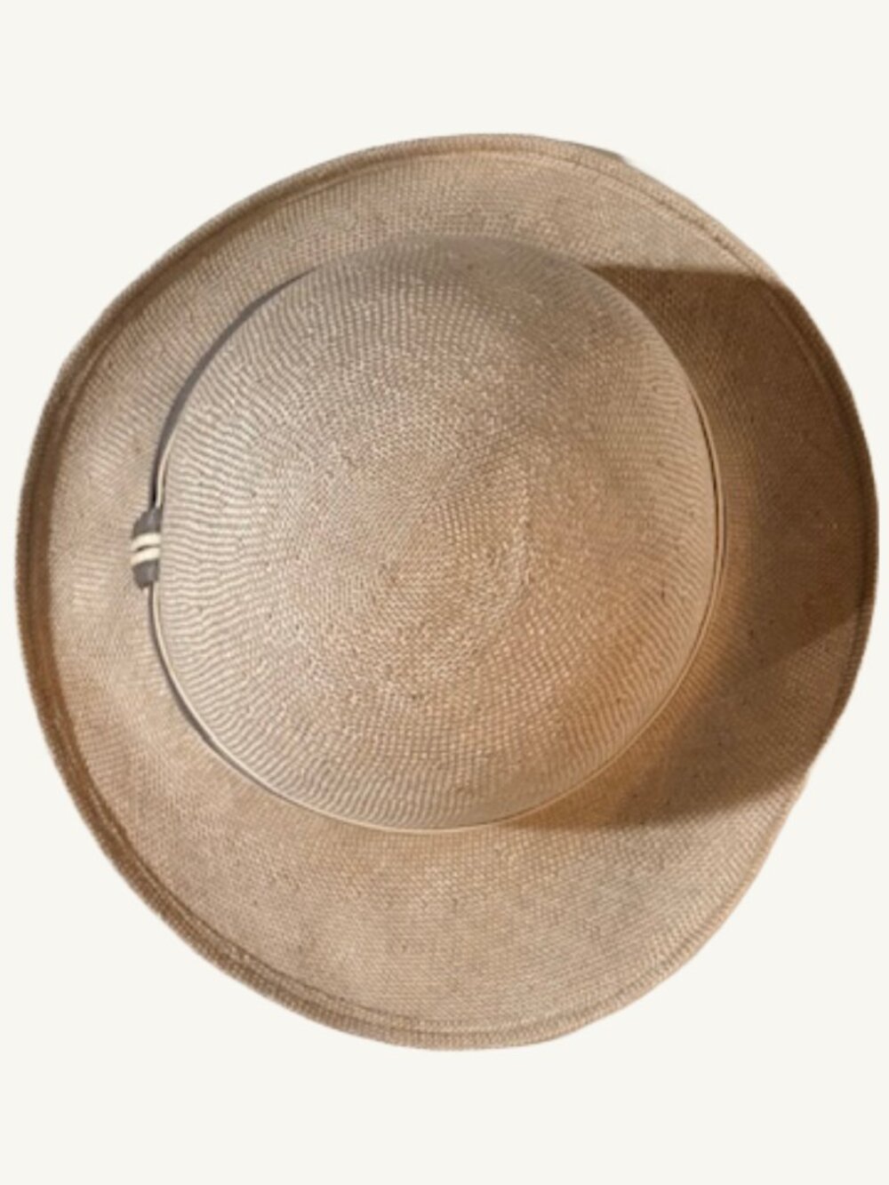 Vintage Designer’s Touch Straw Wide Brim Sun Hat owned by Jo Ann Allen Boyce - Picture 4 of 6